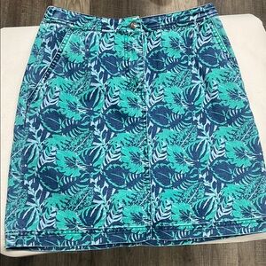 Tropical Print Women's Skirt